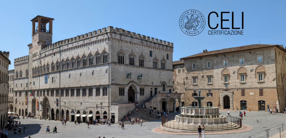 La imagen es una fotografía de la Universidad de Perugia en Italia.  Lugar donde se corrije el examen. 